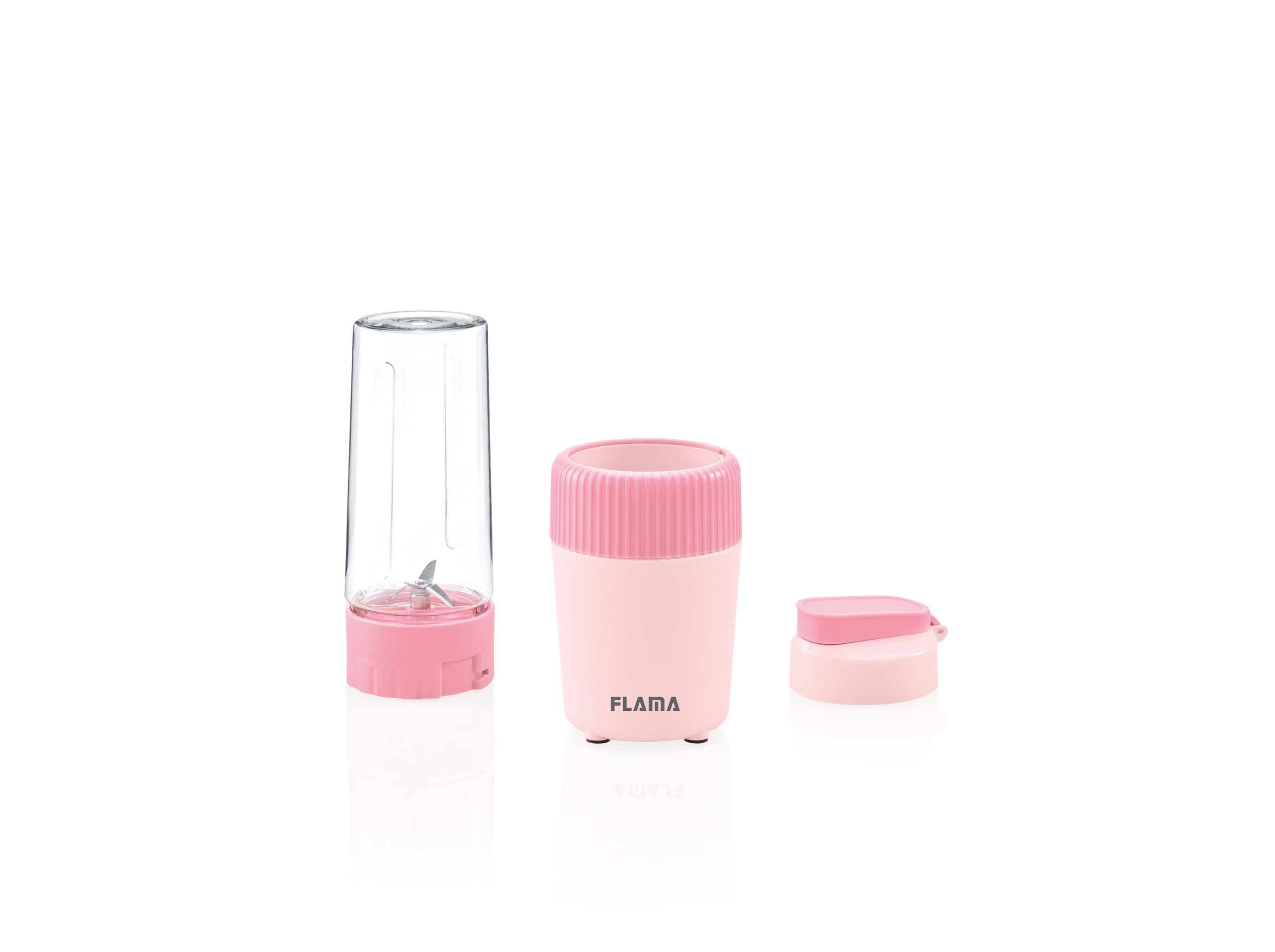 LIQUIDIFICADORA FLAMA 2223FL TO-GO CHERRY PINK 300W 0.6 L