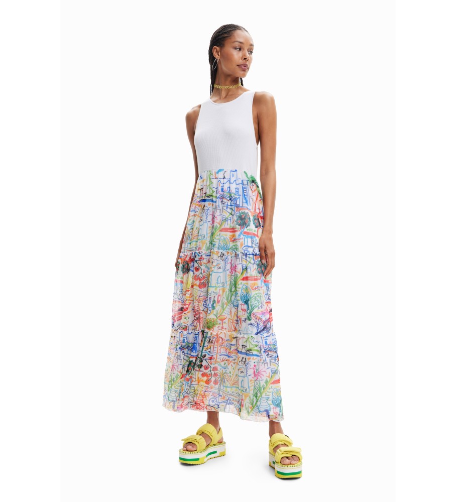 Vestido branco Desigual Quatro