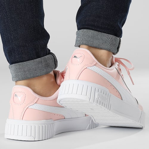 Baskets Femme Carina 2 386185 Rose Dust Puma White Silver