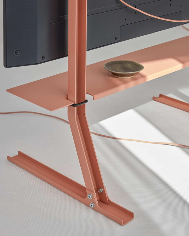 Pedestal Bendy Tall tv-standaard Charcoal