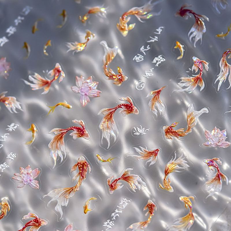 swarliss - Koi Nail Art Stickers