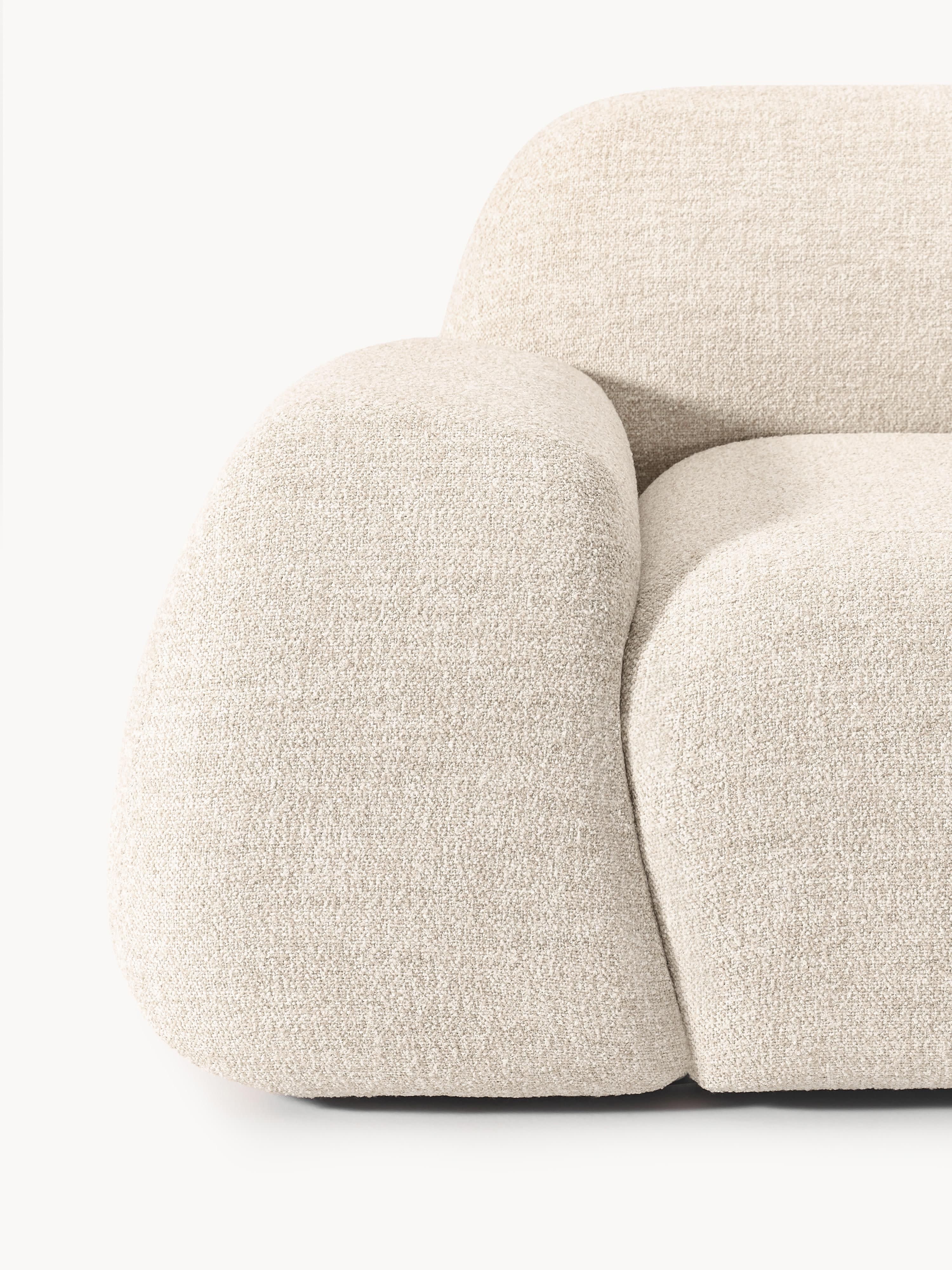 Loungefauteuil Wolke van bouclé