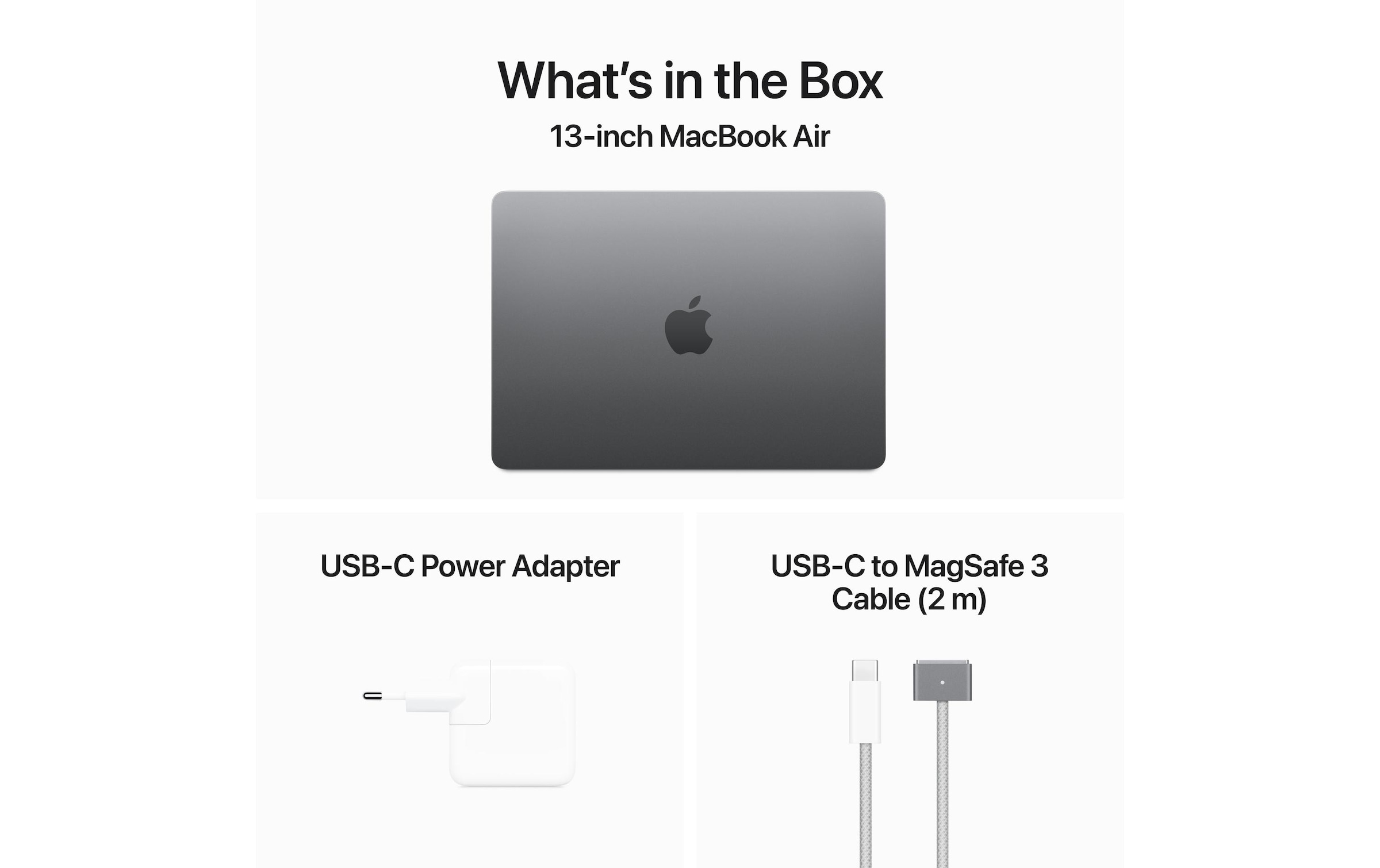 Apple Notebook »Apple MacBook Air 13 Zoll (2024)« 34,46 cm / 13,6 ″ Apple M3 1.000 GB SSD