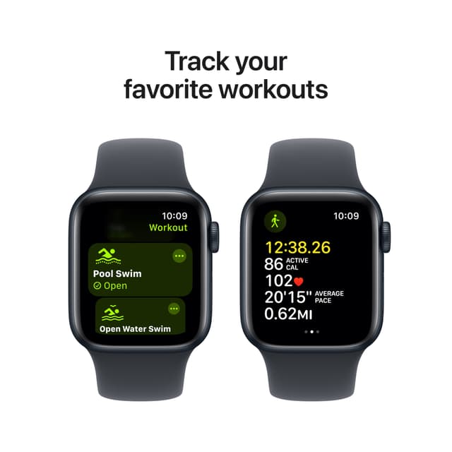 Apple Watch SE 2nd Gen 40mm GPS (Midnight Alu/Midnight sport band M/L)