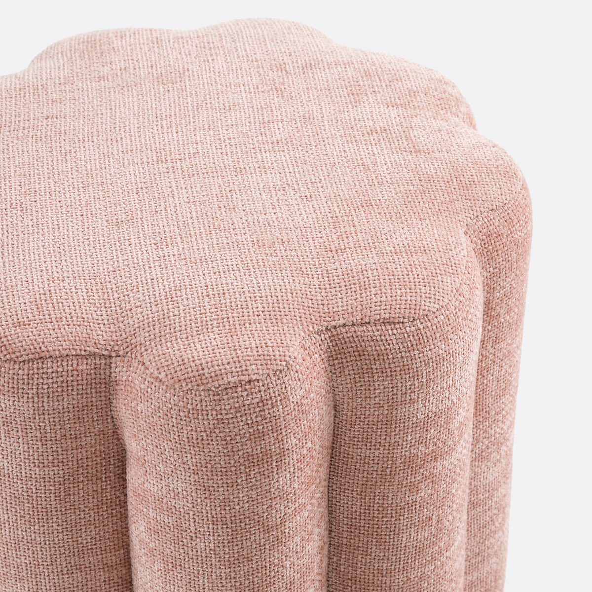 LA REDOUTE INTERIEURS<br>Puffe de tecido texturizado, Justyna