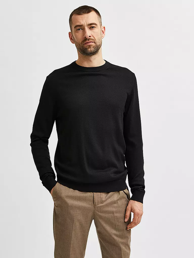SELECTED Pullover SLHTOWN schwarz