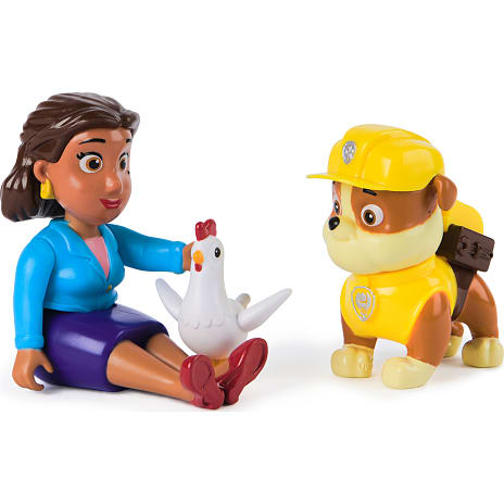 Paw Patrol Hero Pup - Borgmester Godglad og Rubble