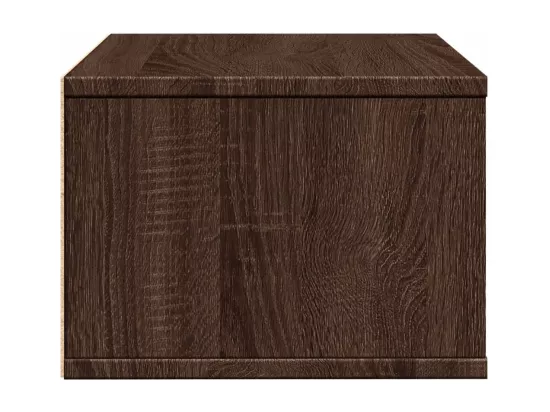 Support d'imprimante chêne marron 40x32x22,5 cm bois ingénierie