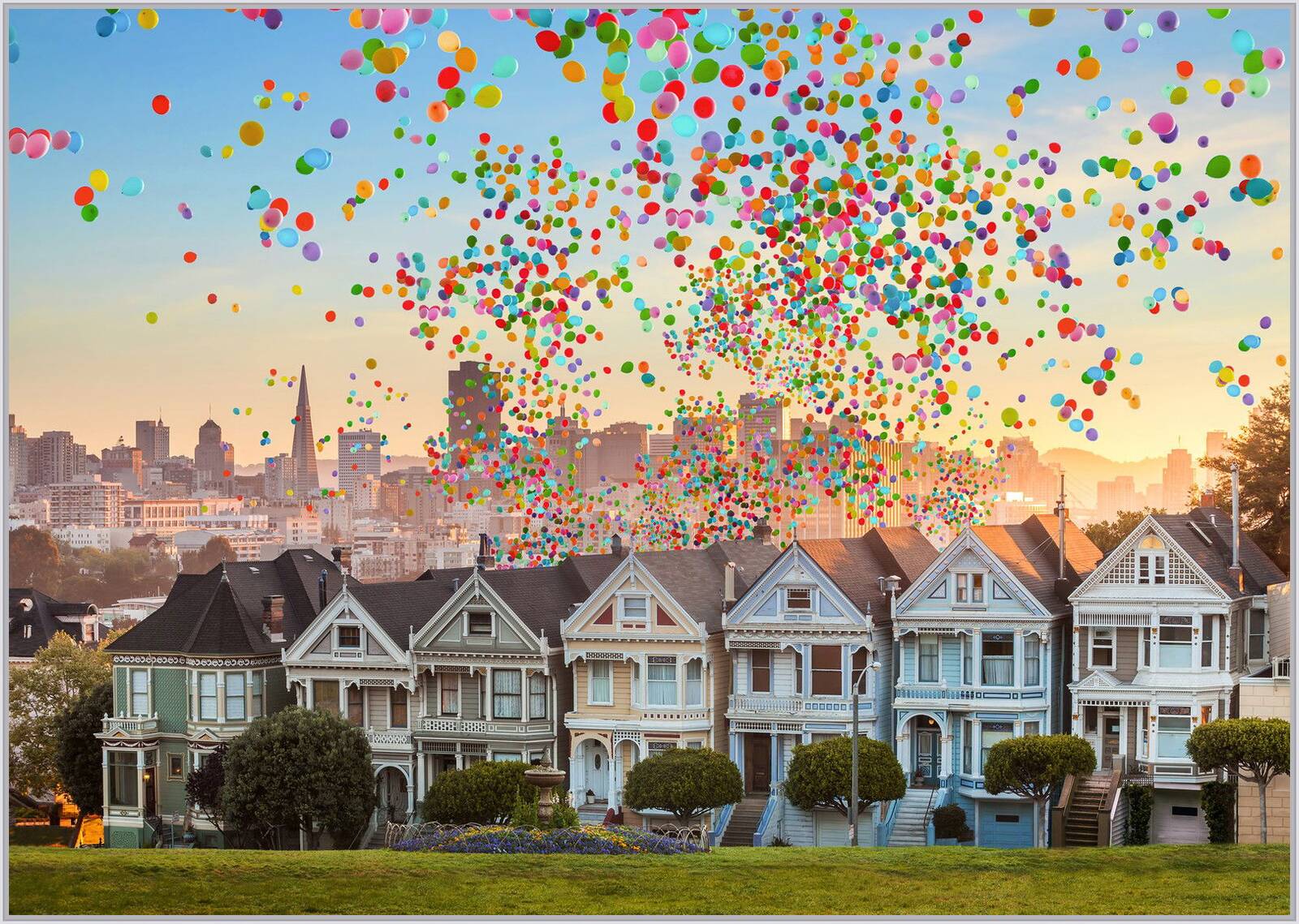 San Francisco Balloons by Robert Jahns - Open Edition.