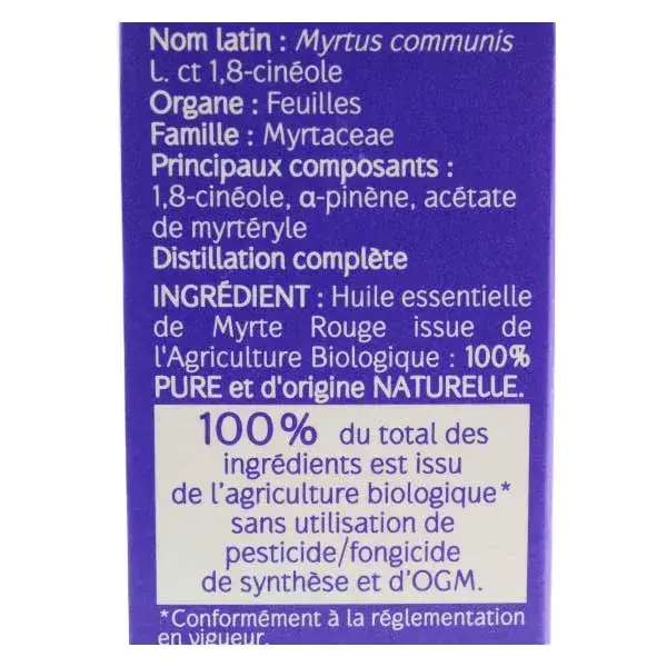 Óleo Essencial de Murta Vermelha Orgânico Naturaactive 5ml