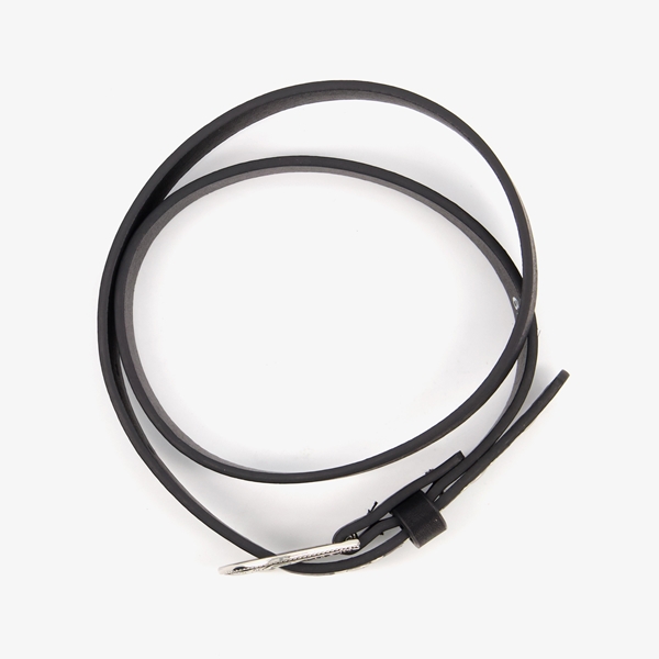 Meisjes western riem zwart