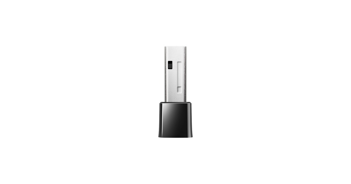 CudyAC650 Wireless Dual Band Mini USB wlan adapter  (Zwart)