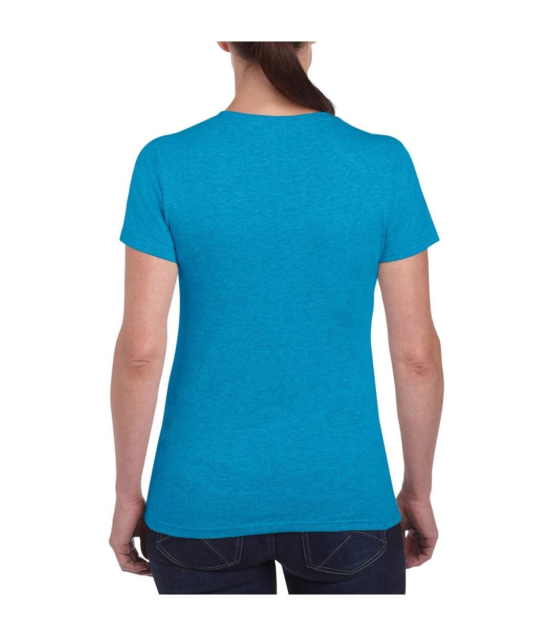 Gildan - T-shirt à manches courtes coupe féminine - Femme (Saphir) - UTBC2665