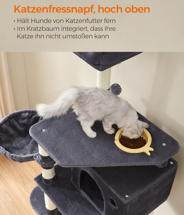 Feandrea Kratzbaum mit Fressnapf, ca.