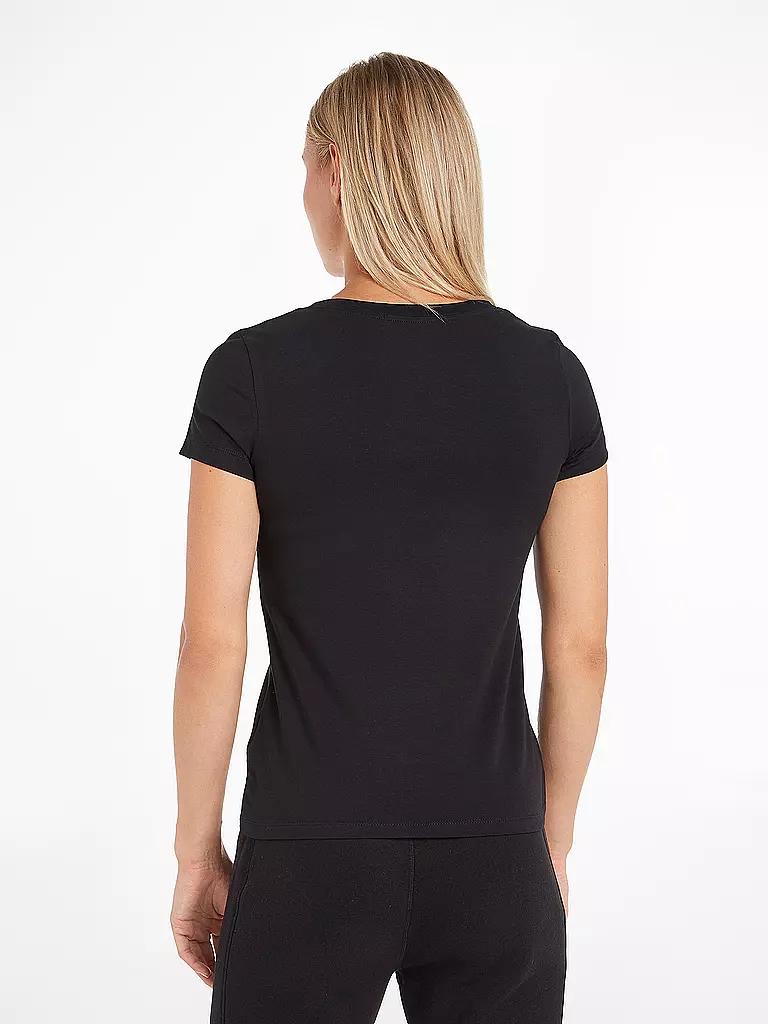 CALVIN KLEIN JEANS T-Shirt Slim Fit  schwarz