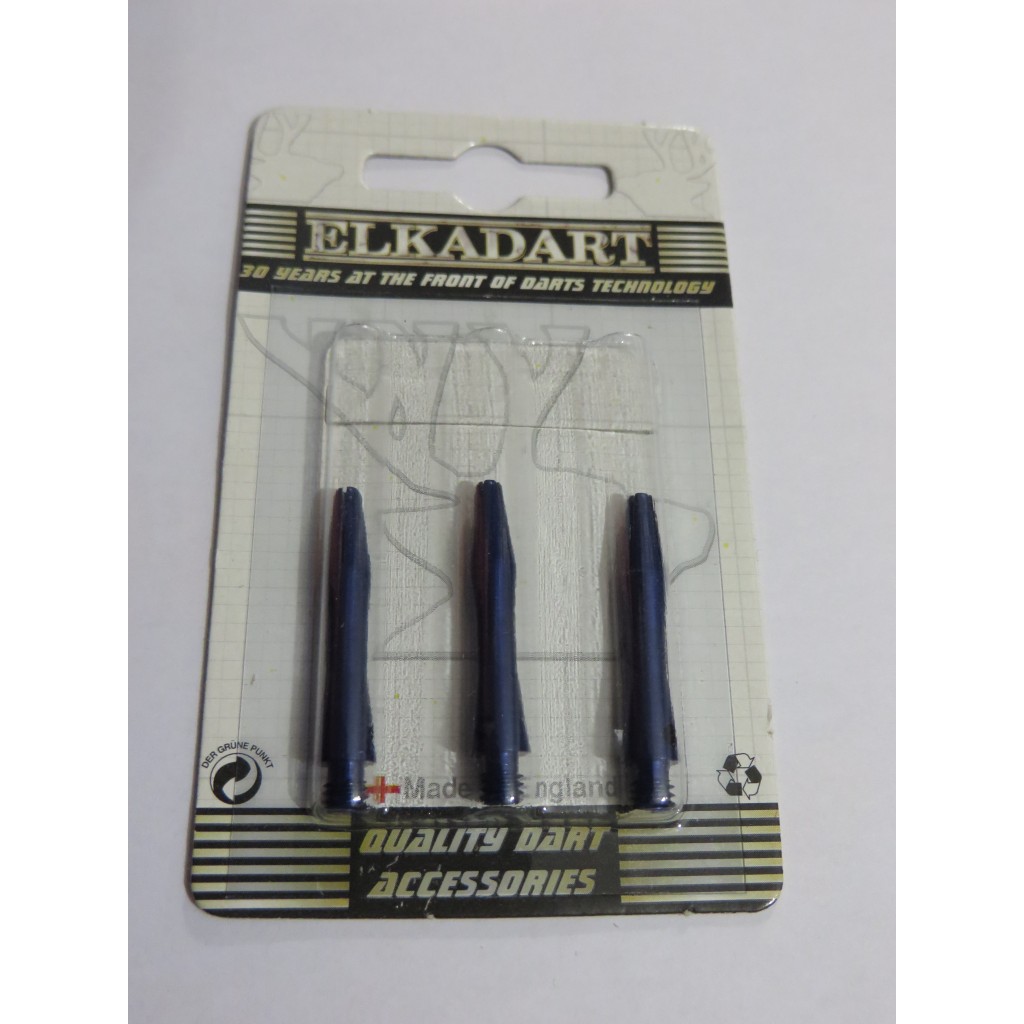 3 Embouts courts alu couleur bleu foncé