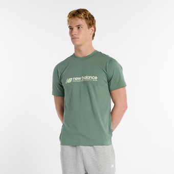 New Balance Professional Athletics T-Shirt Dark Juniper Herren