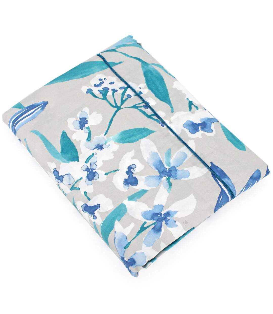 Drap plat 280x325 cm satin de coton FRIDA vert emeraude