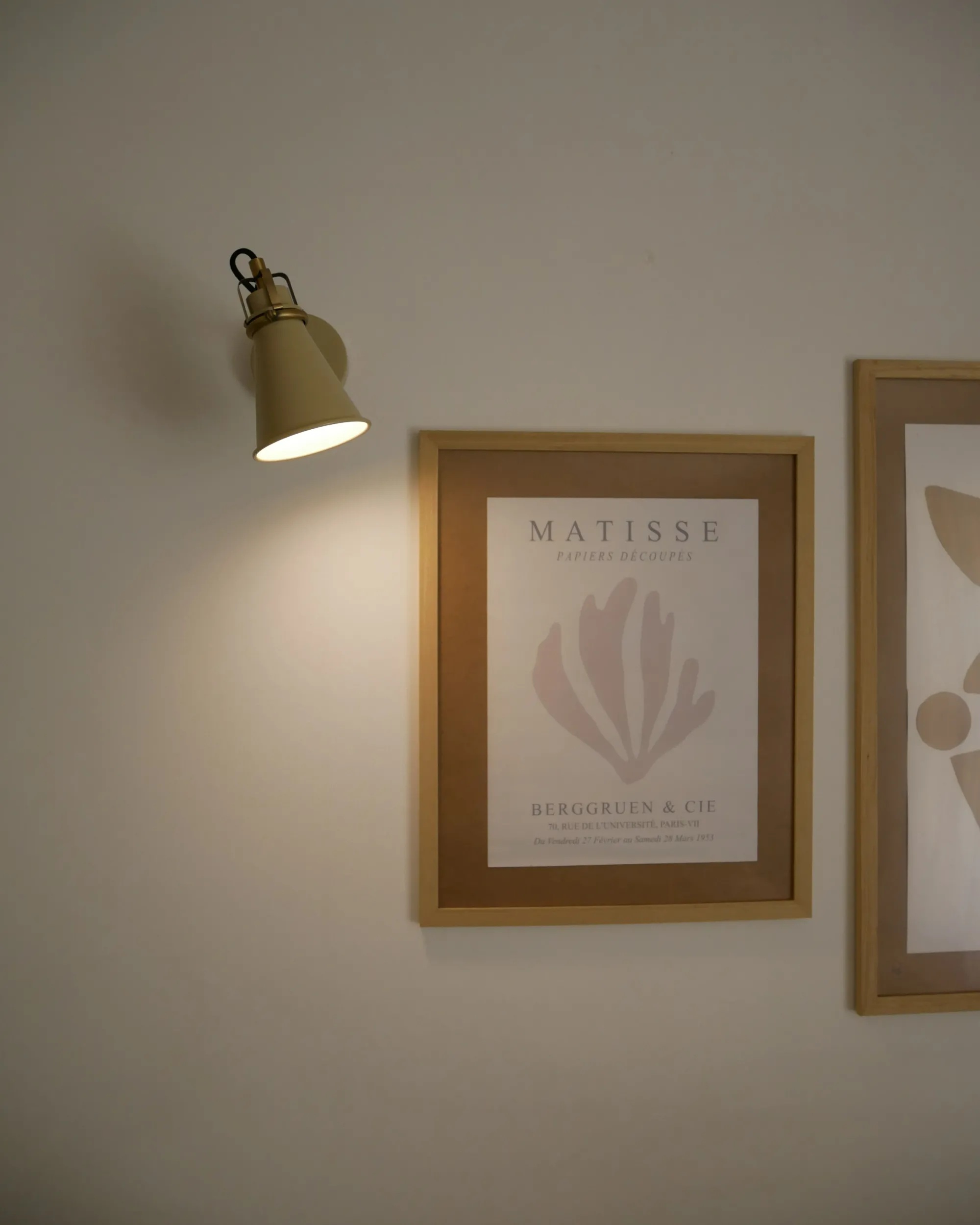 Set van 2 wandlampen MOYOLA verstelbaar Metaal Beige