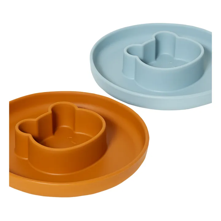 Liewood Assiettes Gordon - Set de 2 | Bleu
