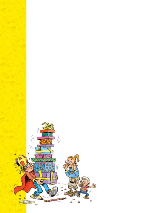 Jan van Haasteren Junior | Sinterklaaskaart | Aanpasbare naam