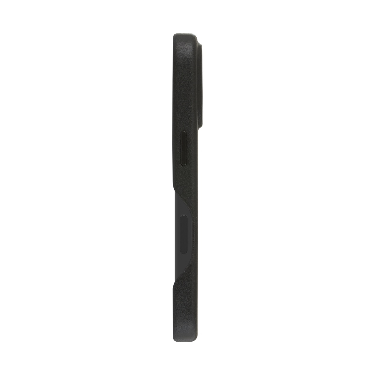 iPhone 16 Pro MagSafe Echtleder Hardcase Hülle Roskilde Recycled (RO61GTBL6351) - Schwarz