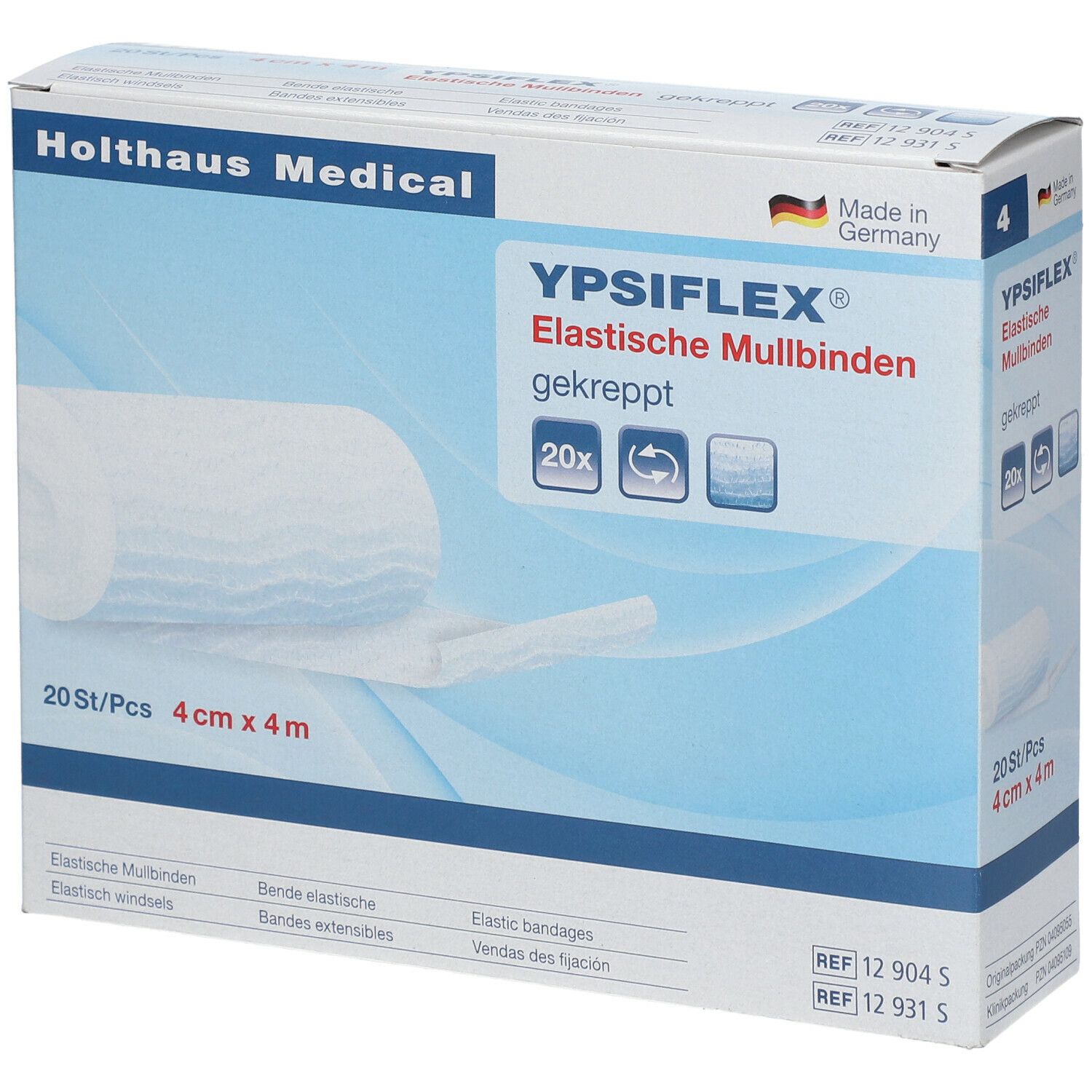 YPSIFLEX® Elastische Mullbinden 4 cm x 4 m
