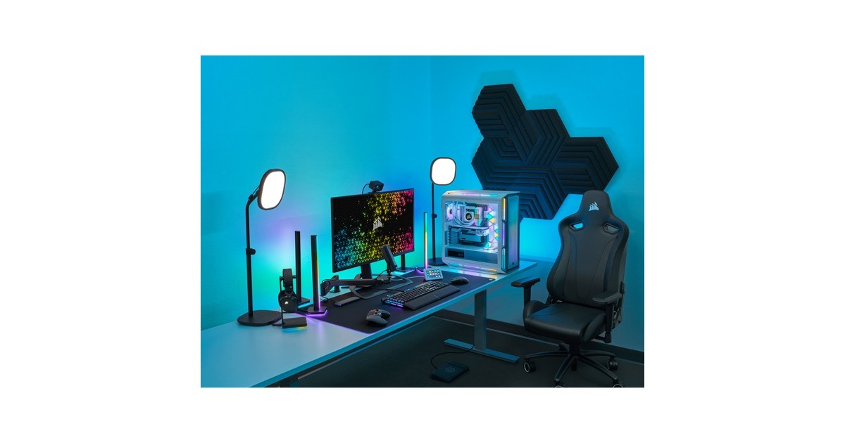 CorsairMM700 RGB Extended 3XL gaming muismat  (Zwart, RGB leds)