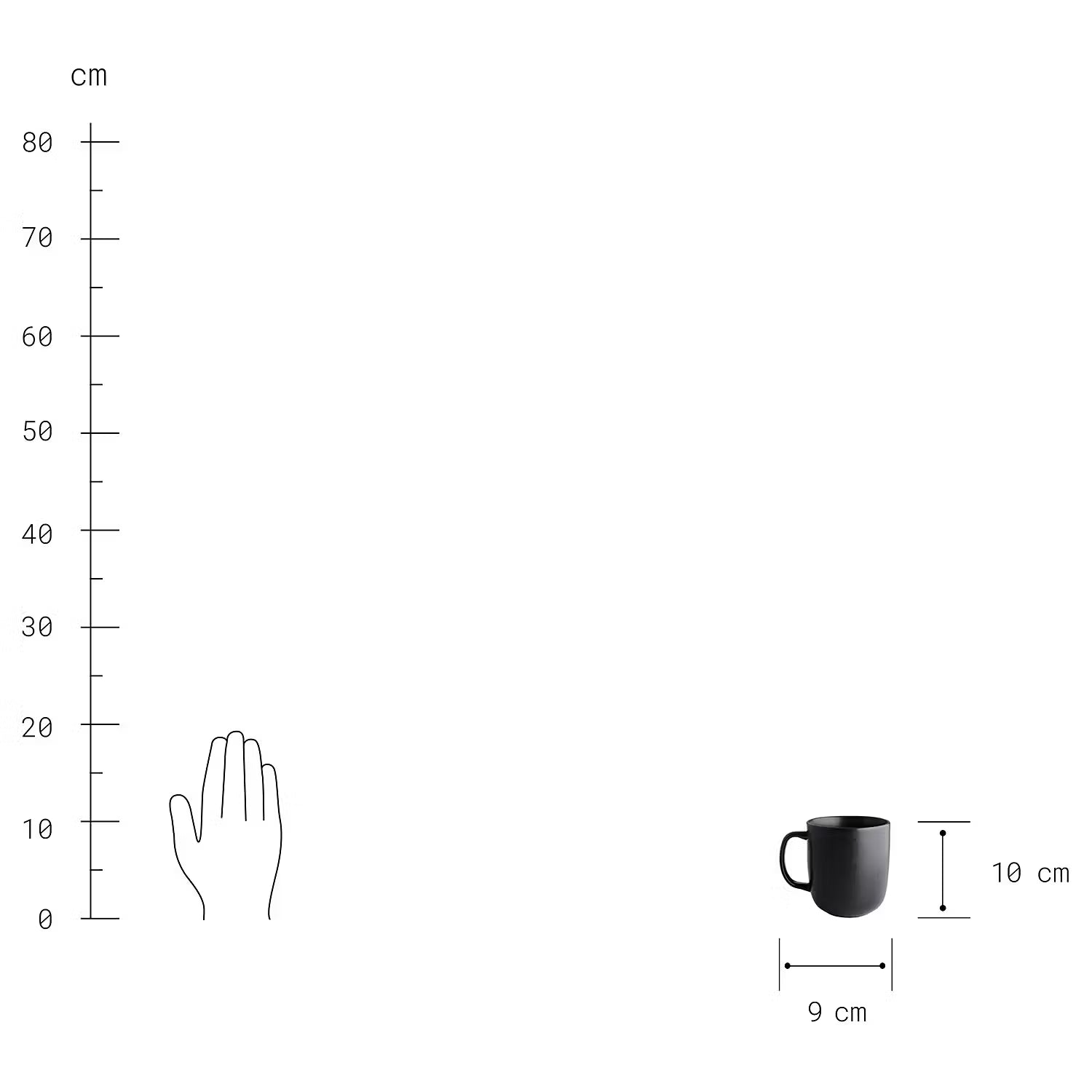 CASA NOVA Tasse 4er-Set
