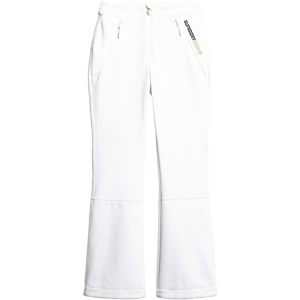 Pantalon de ski SUPERDRY SKI SOFTSHELL SLIM TROUSERS W WHITE