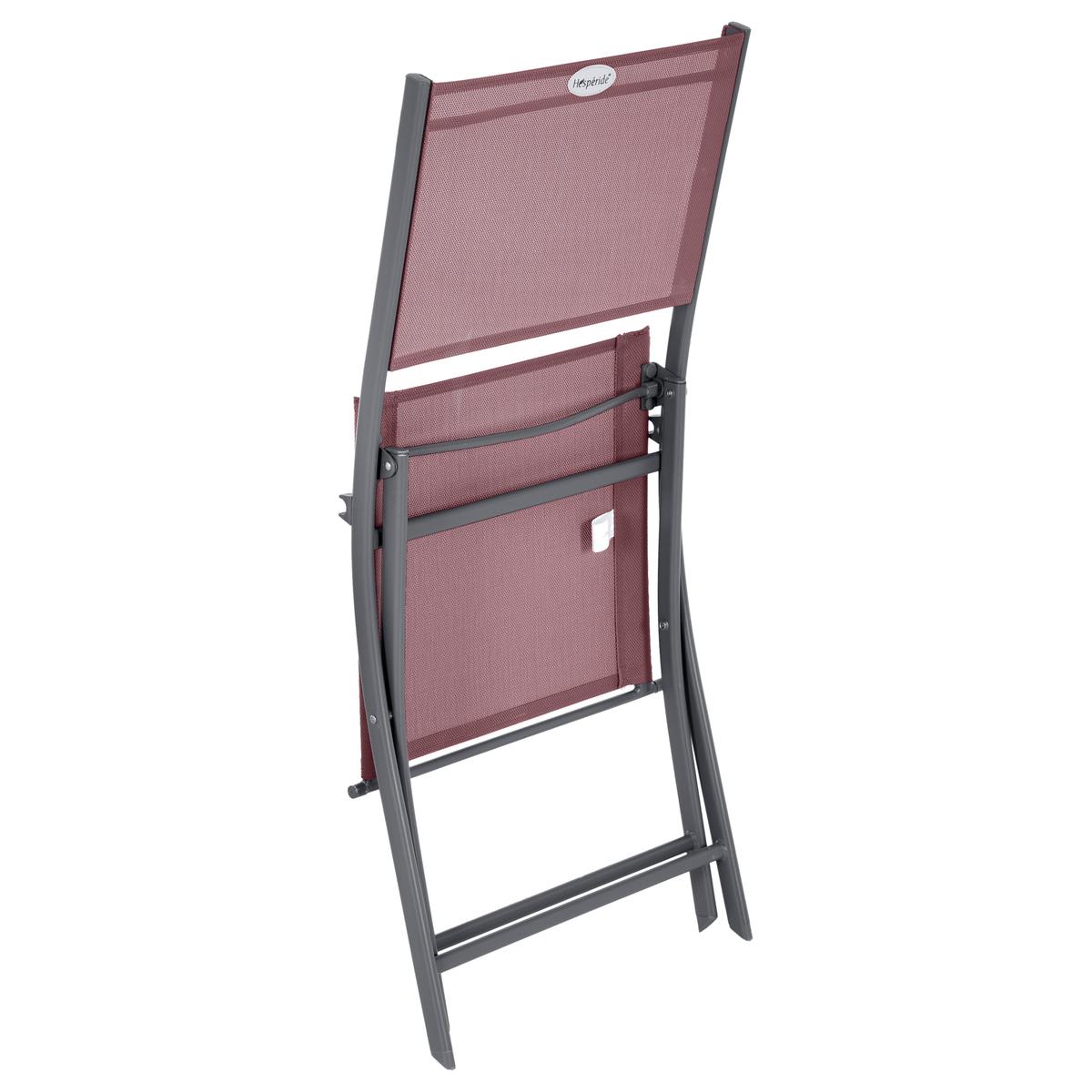 CHAISE MODULA BORDEAUX GRAPHITE