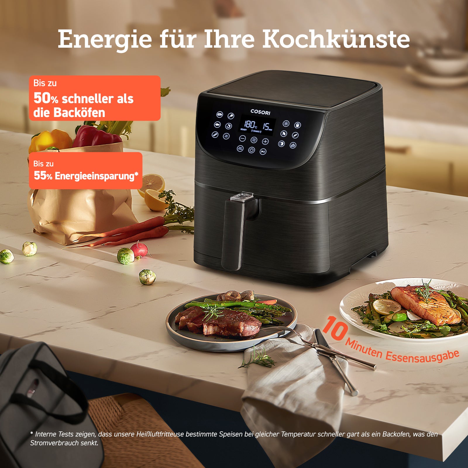 COSORI 5,5-Liter Heißluftfritteuse
