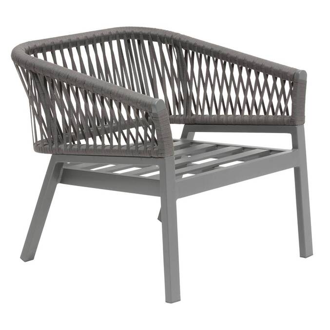 Fauteuil de salon de jardin ORIENGO Anthracite & Graphite