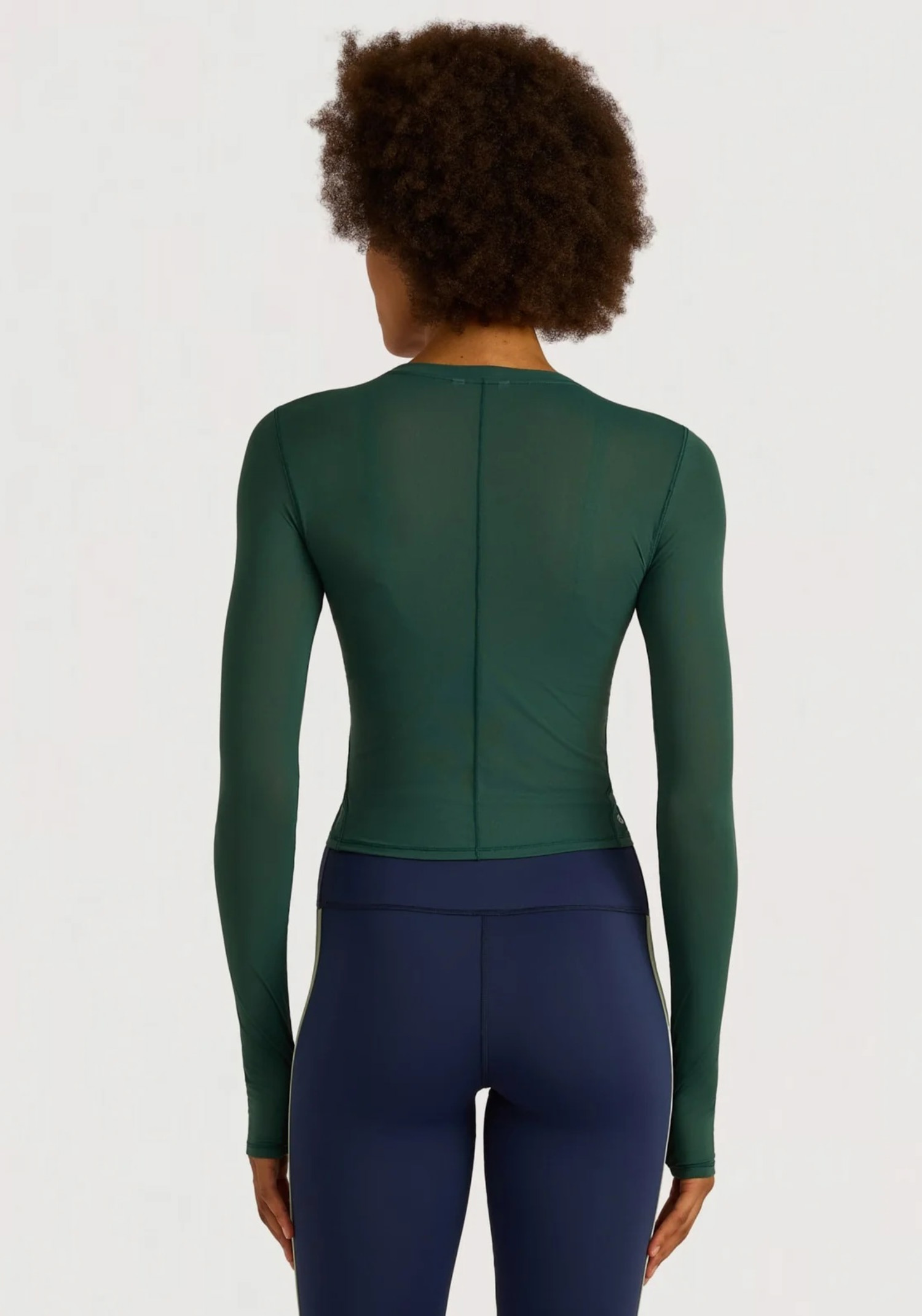 Organic Basics Longsleeve Active Mesh Deep Forest