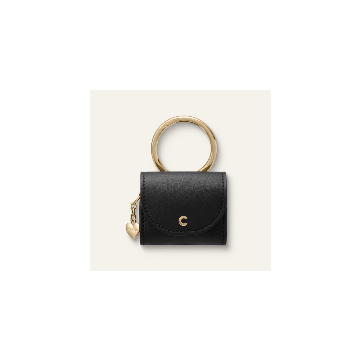 AirPods 3 Deksel Mini Bag Classic Leather Black
