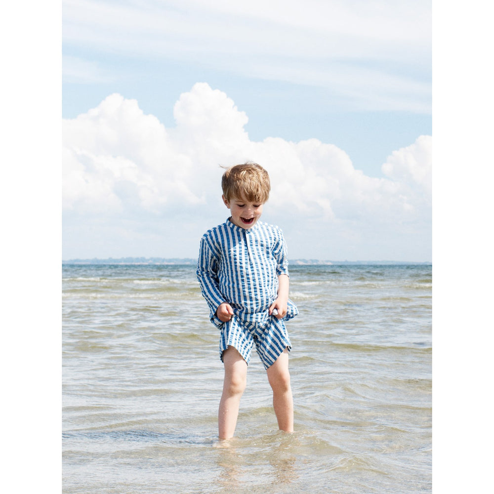 Køb Serendipity Azur Stripe Long Shorts