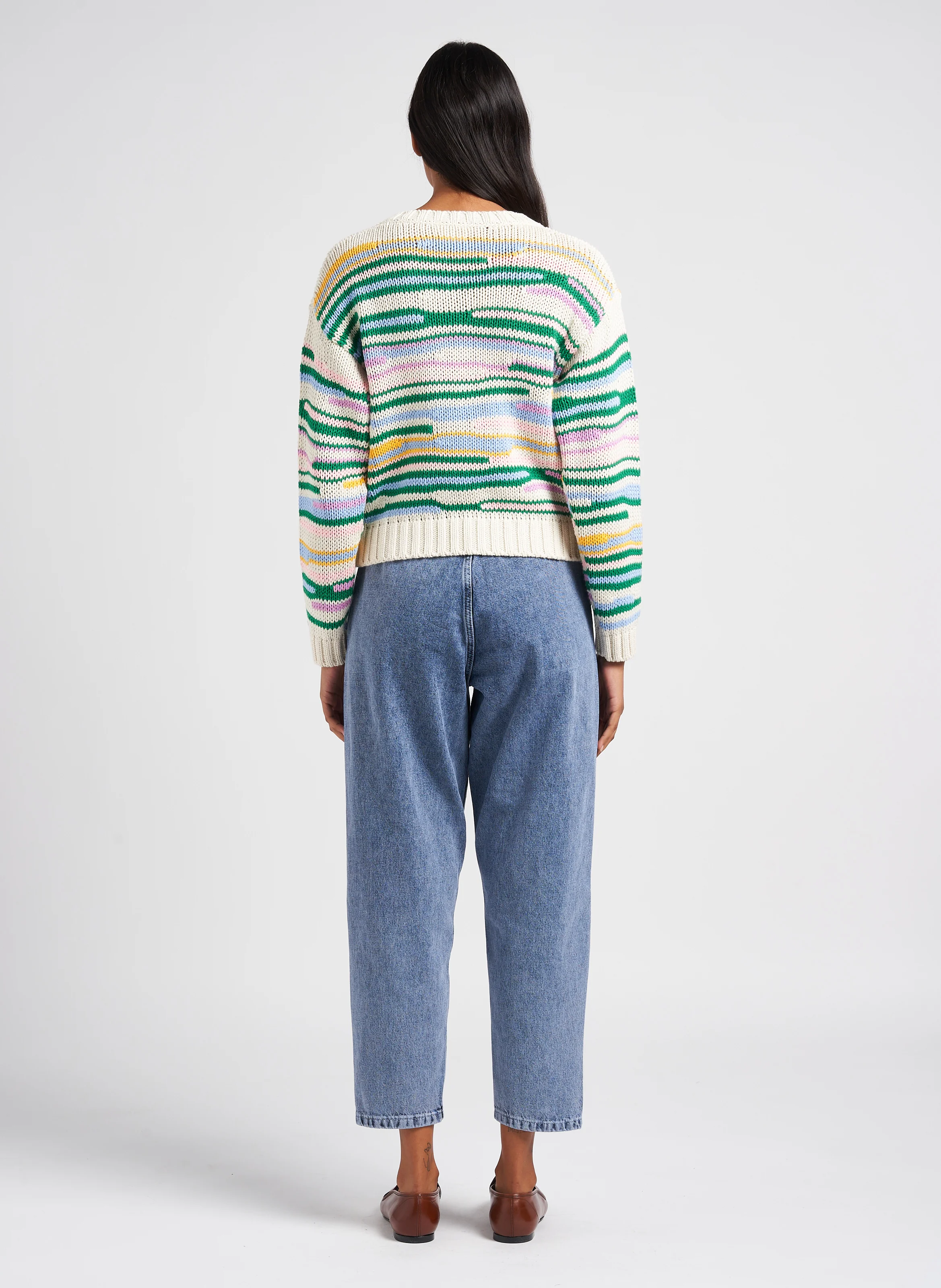 NAUTICA - Pull en maille col rond | Multicolore