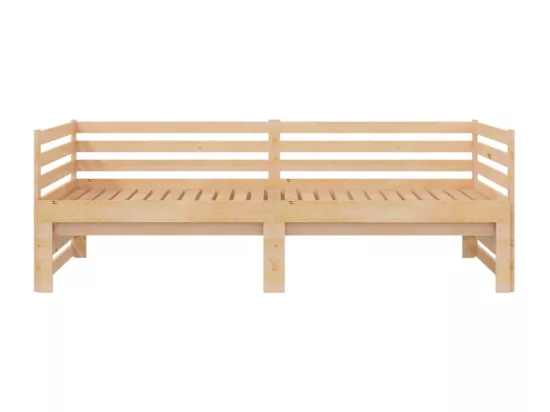 Lit coulissant sans matelas 2x(90x200) cm