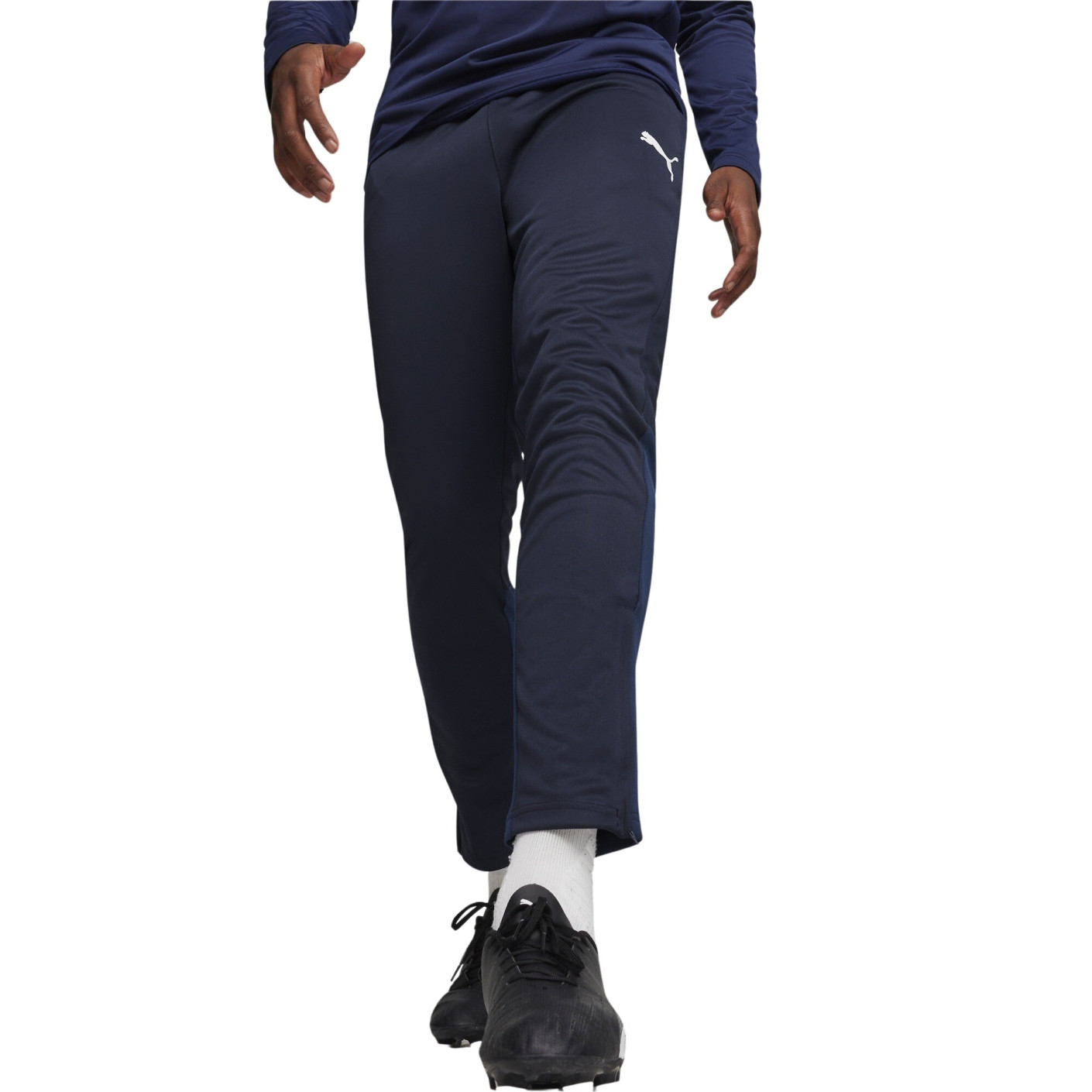 PUMA teamGOAL Trainingspak 1/4-Zip Donkerblauw Wit