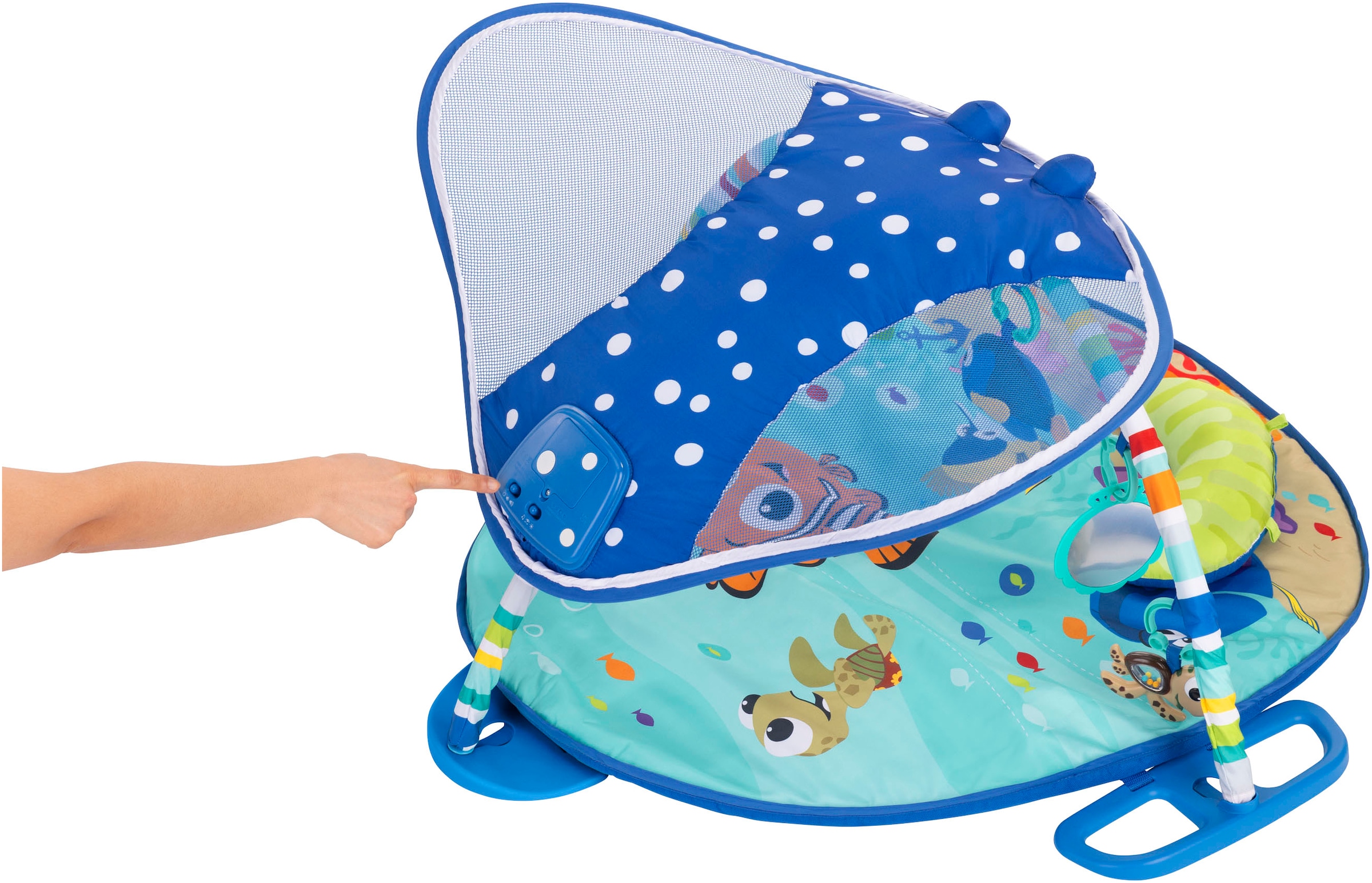 Bright Starts Spielbogen »Finding  Nemo Mr. Ray Ocean Lights & Music Gym« mit Licht- und Soundeffekt