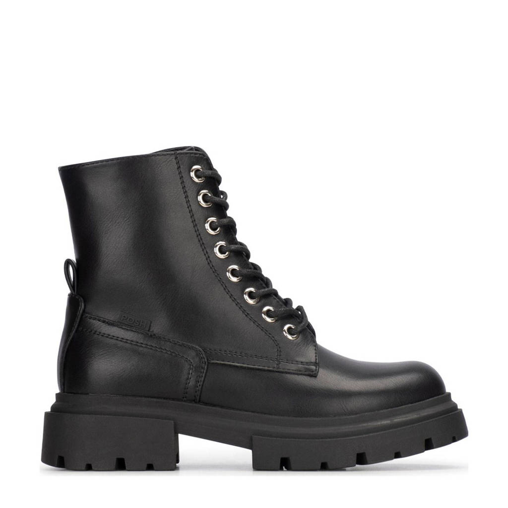 POSH by Poelman Maechunky veterboots zwart