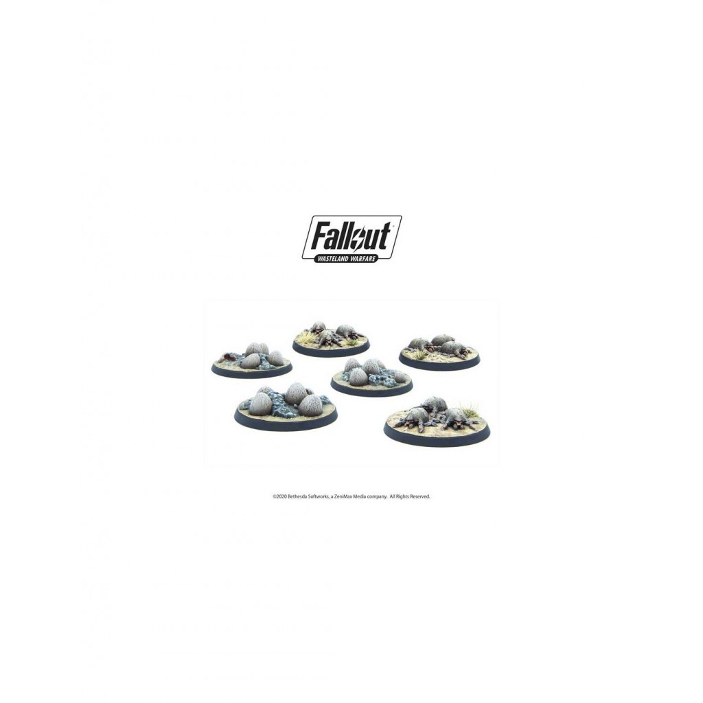 Fallout: Wasteland Warfare - Créatures : Mirelurk Hatchling & Eggs