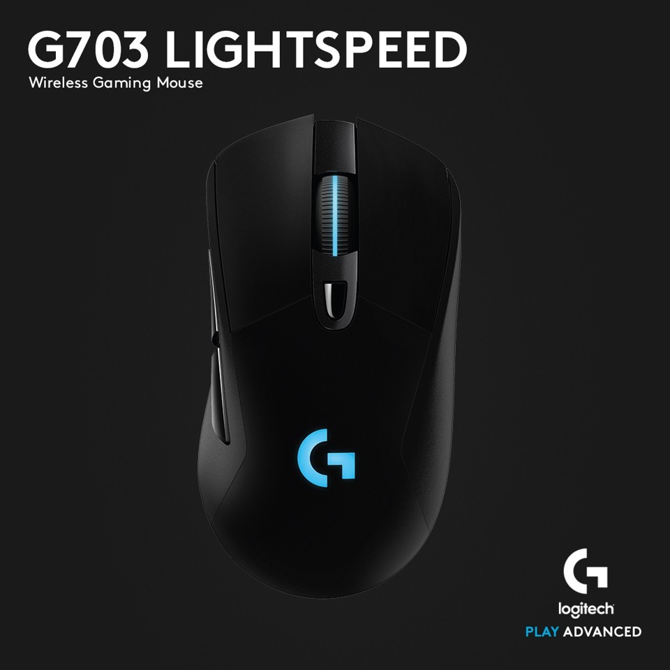 Logitech G703 LIGHTSPEED Trådløs Gaming Mus