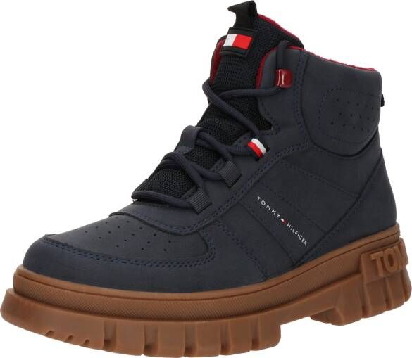 Tommy Hilfiger veterboots donkerblauw