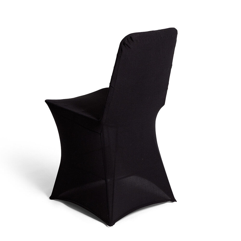 Housse de chaise longue extensible noire L44xP39XH91cm