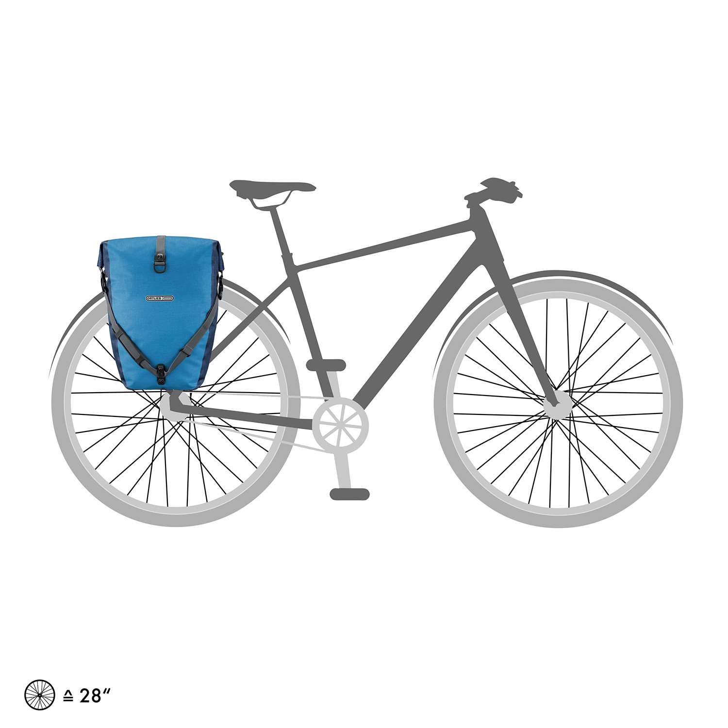 Ortlieb Back-Roller Plus (set van 2x 20L) dusk-blue/denim