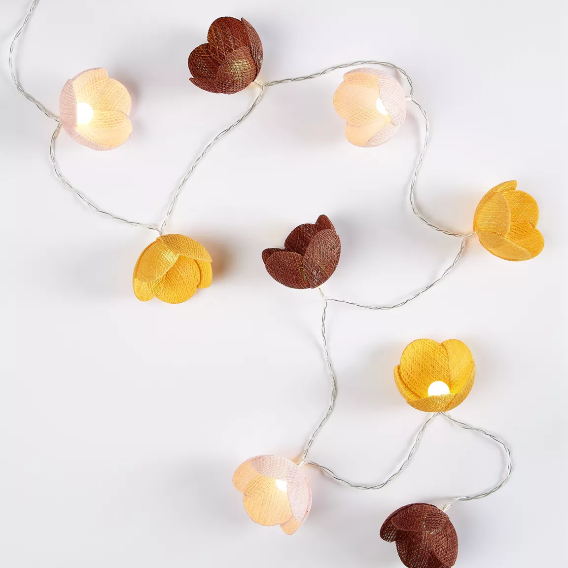 Guirlande lumineuse LED enfant (135 cm) Fleurs Multicolore