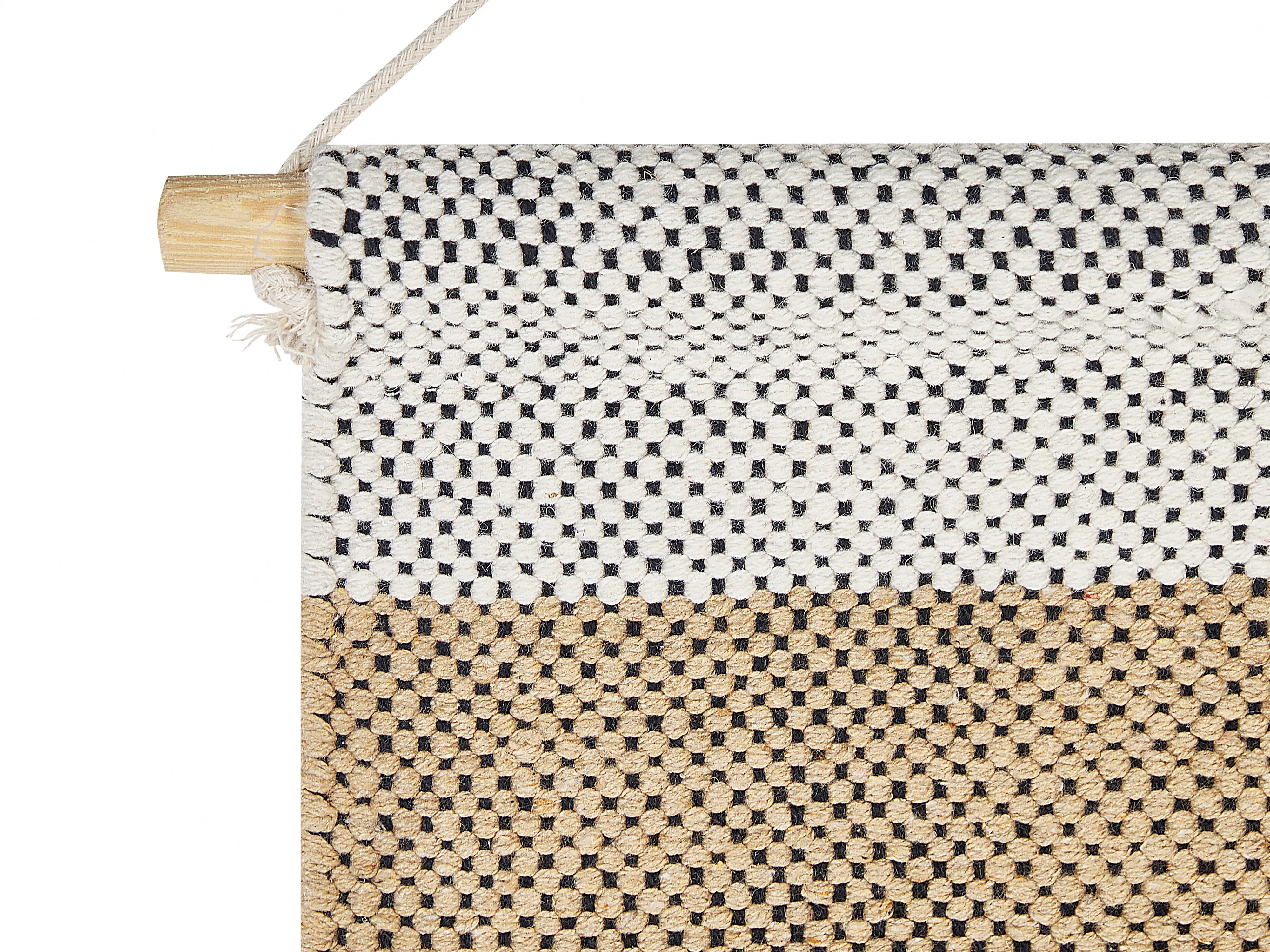 Stoffen wanddecoratie HANGU Katoen 114 cm Beige