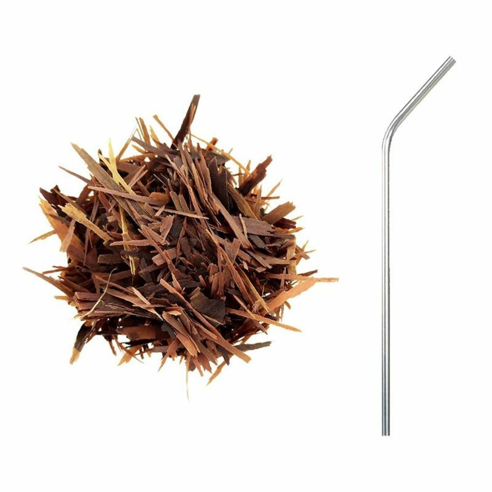 Thé d'origine en vrac lapacho du brésil 70 g + 4 pailles en inox