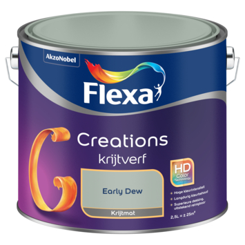 Flexa Creations muurverf early dew krijt 2,5 liter